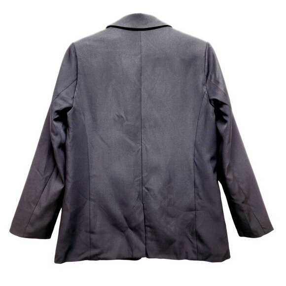 Merokeety Black Tailored Blazer Jacket Womens Size S 2 Button Closure - Picture 9 of 13